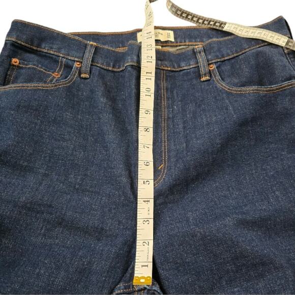 Abercrombie & Fitch‎ Dark Wash Slim Straight Ultra High Rise Jeans Plus Size 16 - Picture 10 of 13